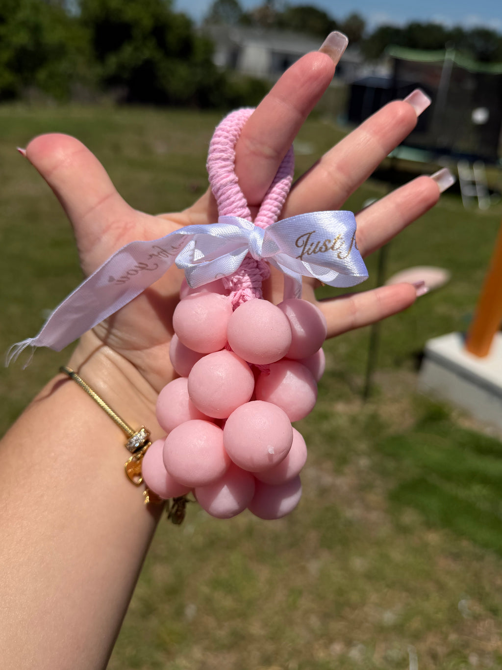 Pink Grape Soap Gift Box – Cute Handmade Spa Gift for Her