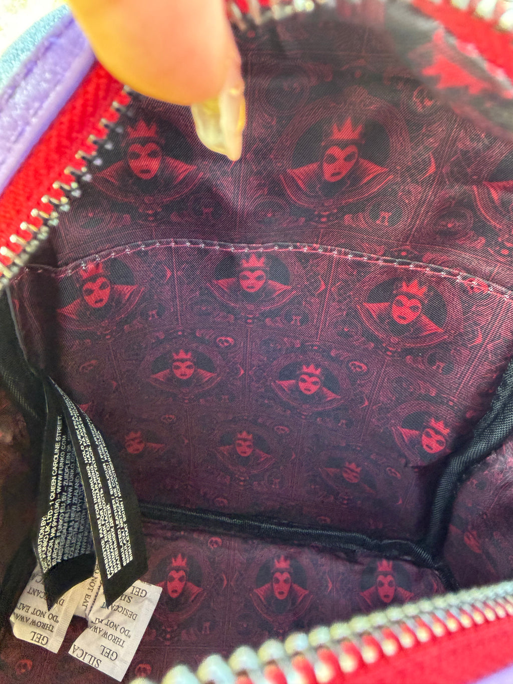 Evil Queen Poison Apple Mini Backpack – Cartoon Villain Inspired Handbag | Unique Fantasy Shoulder Bag for Women