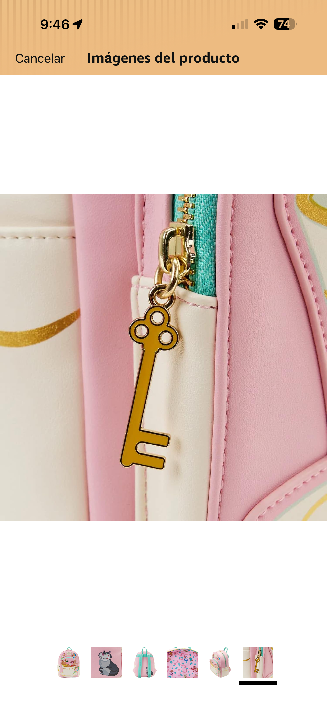 Disney Loungefly Cinderella Mice Mini Backpack – Cute Pink Gus Gus & Jaq Teacup Bag Gift for Women & Girls