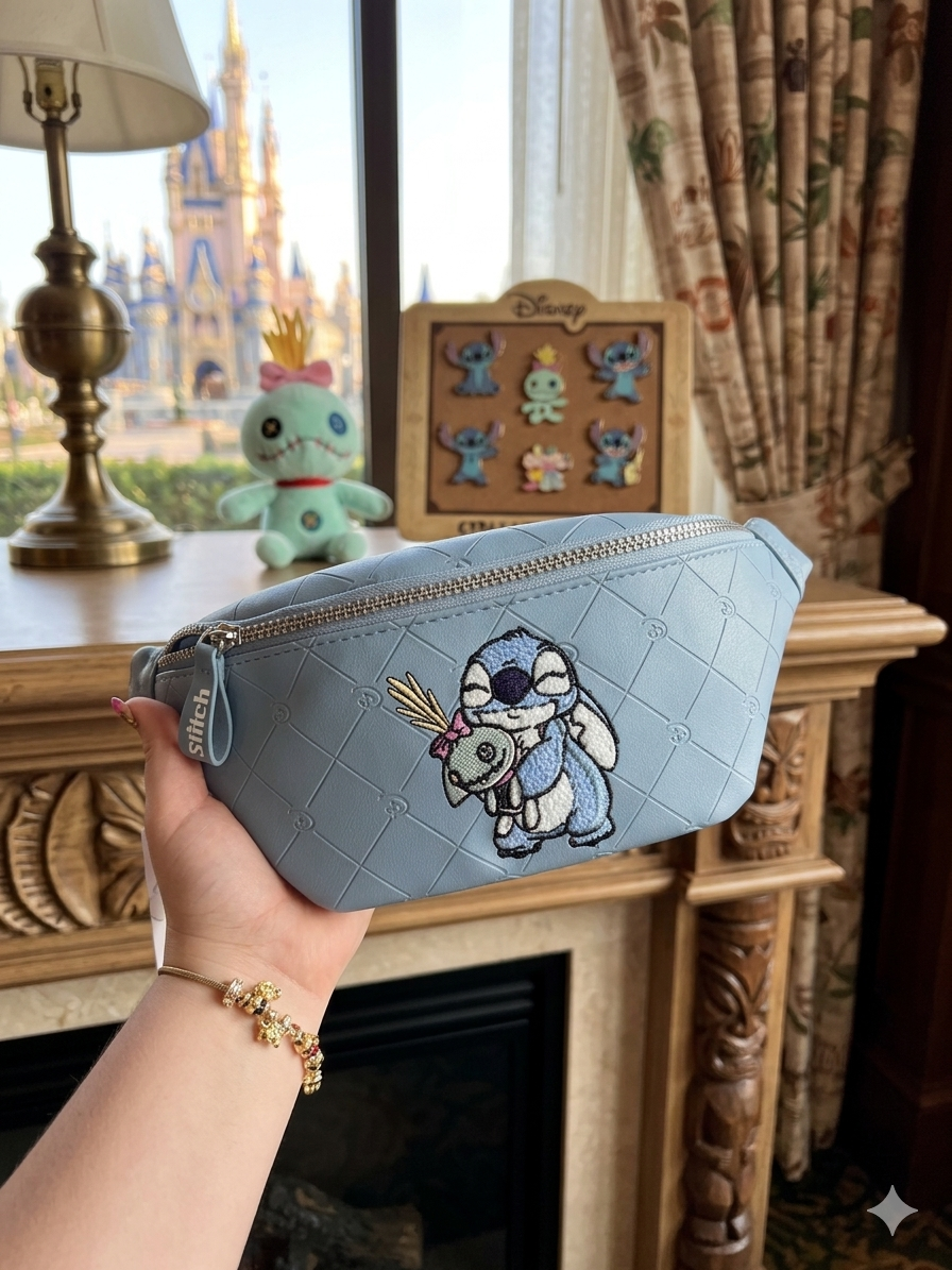 Stitch Waist Bag – Cute Kawaii Crossbody Fanny Pack for Women