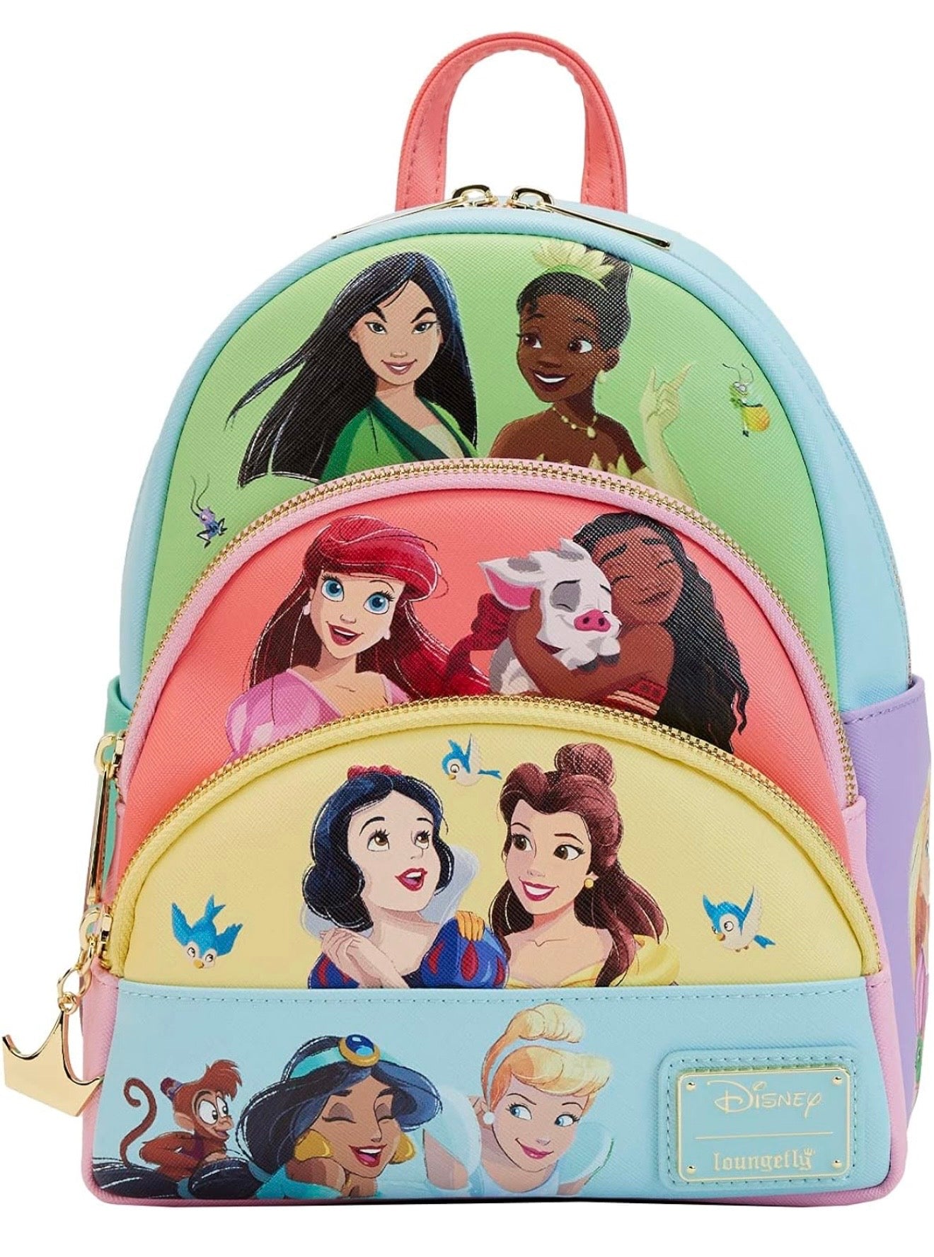 Fairy Tale Princess Mini Backpack for Girls – Cute Cartoon Style Backpack Colorful Kids Travel Bag