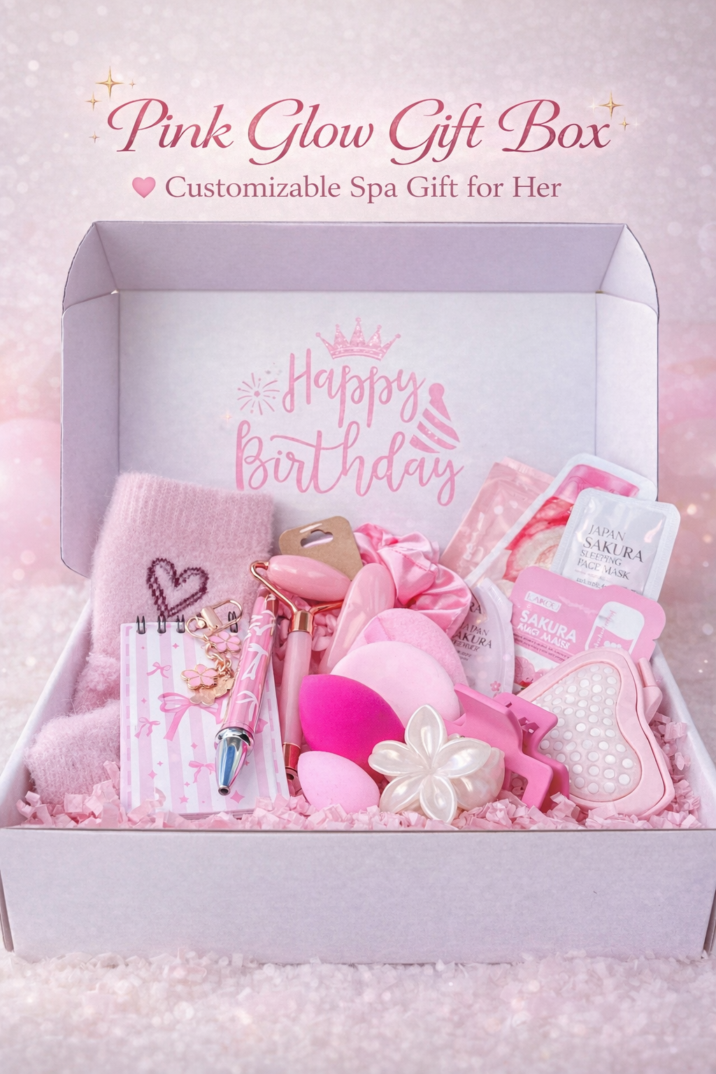 Pink Glow Gift Box Customizable