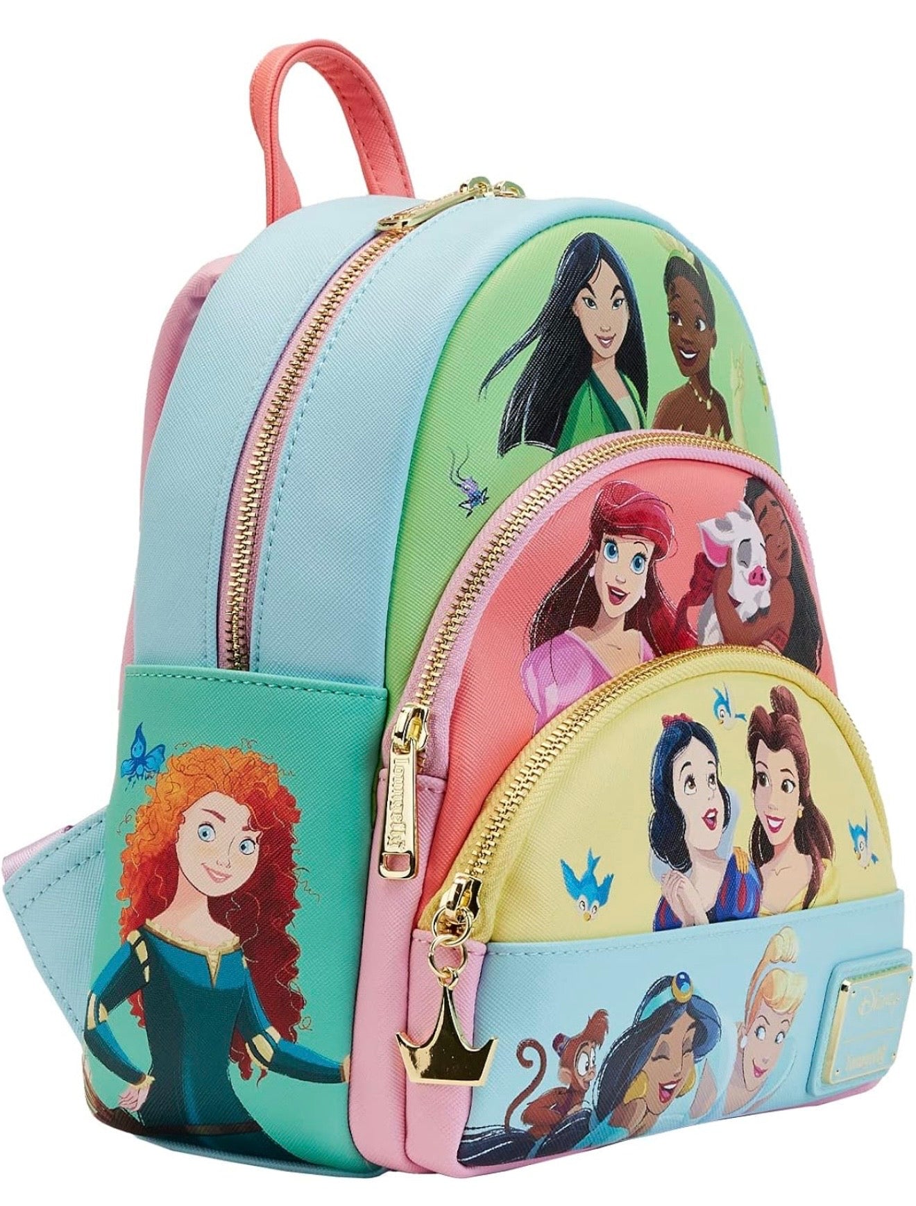 Fairy Tale Princess Mini Backpack for Girls – Cute Cartoon Style Backpack Colorful Kids Travel Bag