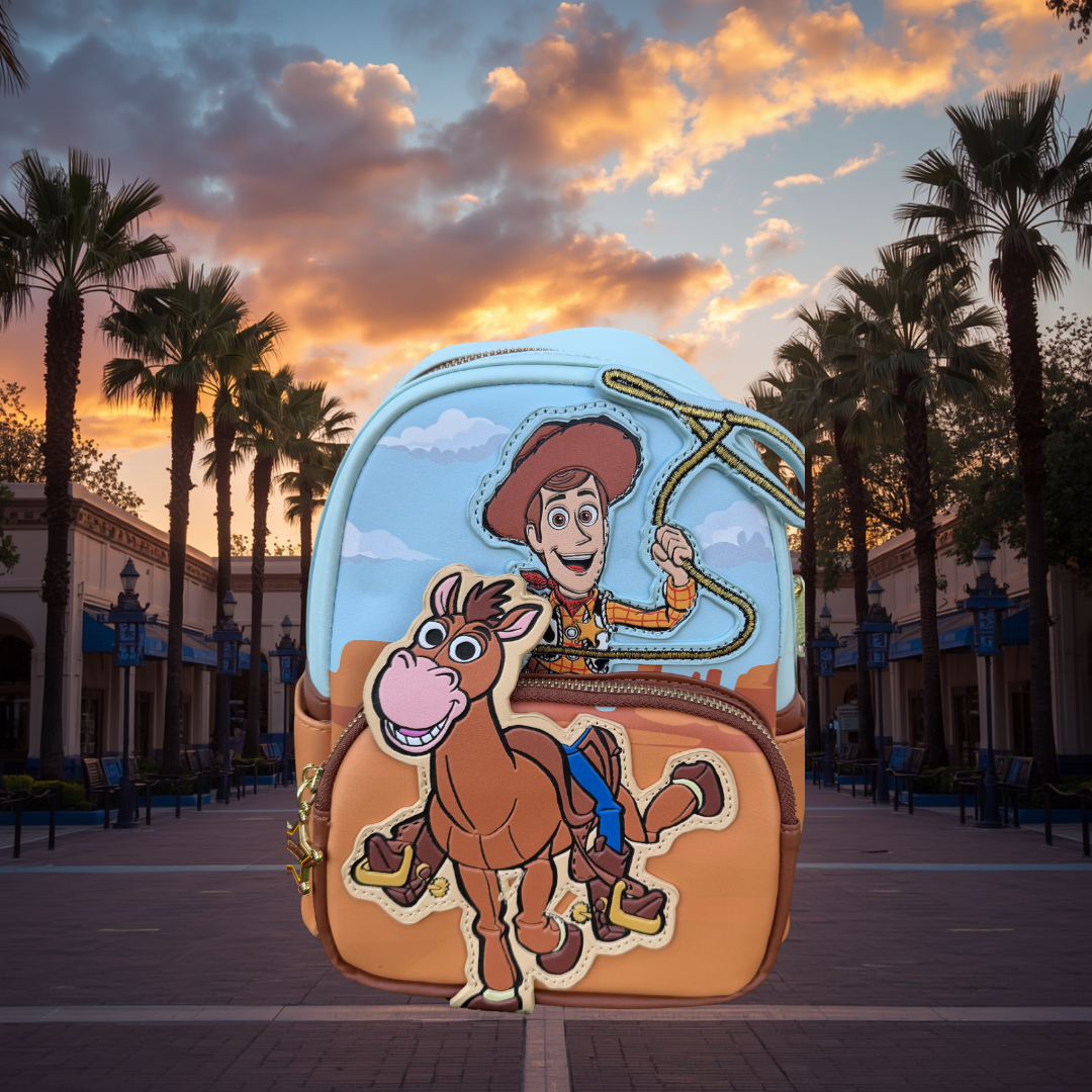 Loungefly Mini Backpack — Woody & Bullseye | Toy Story Disney