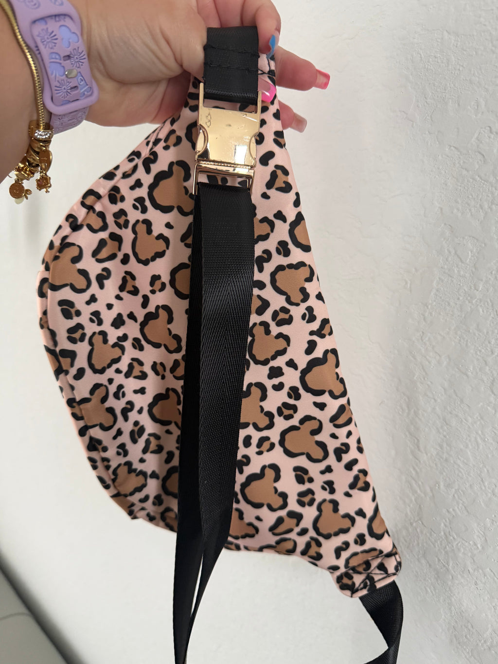 Safari Style Leopard Fanny Pack – Trendy Travel Waist Bag