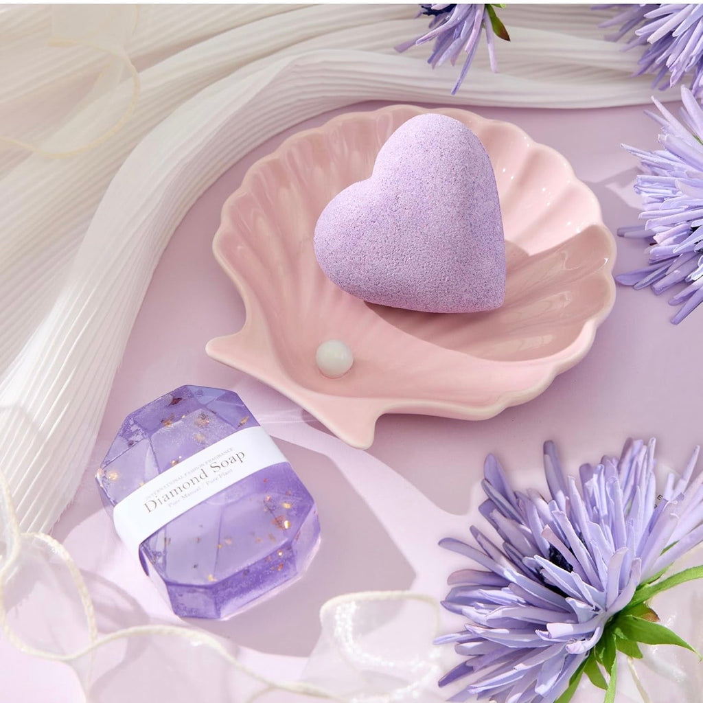 Mother’s Day Gift Box for Mom – Luxury Lavender Spa Set with Blanket, Candle & Tumbler | Relaxing Self Care Gift for Mom, Birthday Gift
