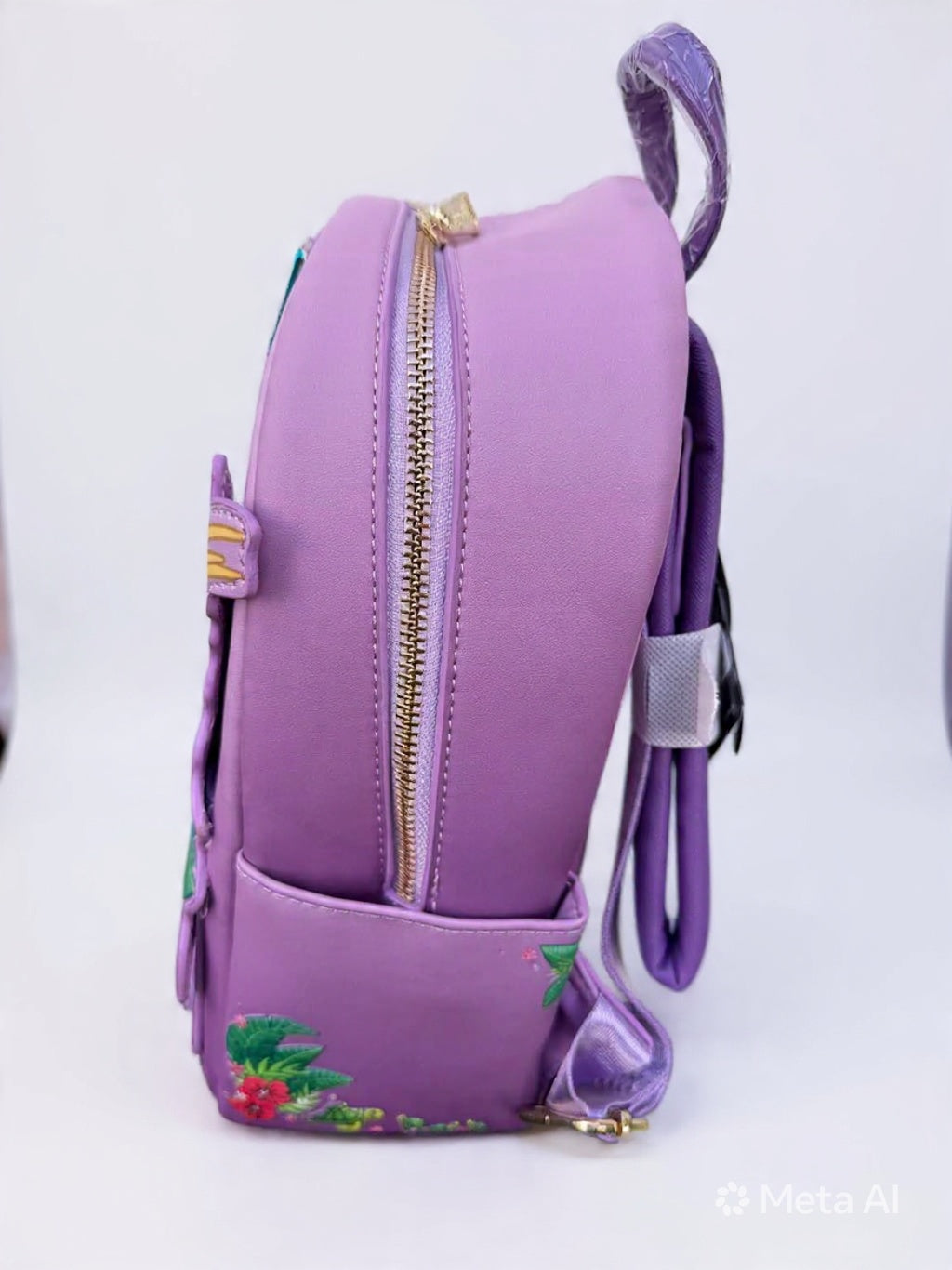 Disney Loungefly Stitch & Scrump Tropical Mini Backpack 3D Applique – Official Collectible Pink Bag