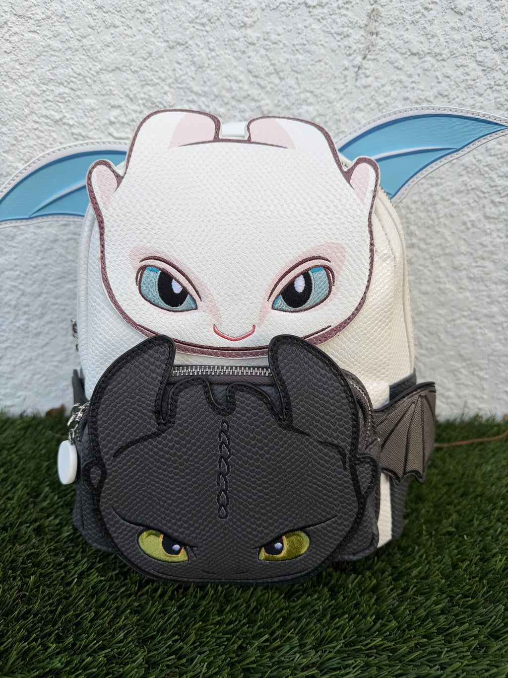 Loungefly Mini Backpack — Toothless & Light Fury | How to Train Your Dragon DreamWorks