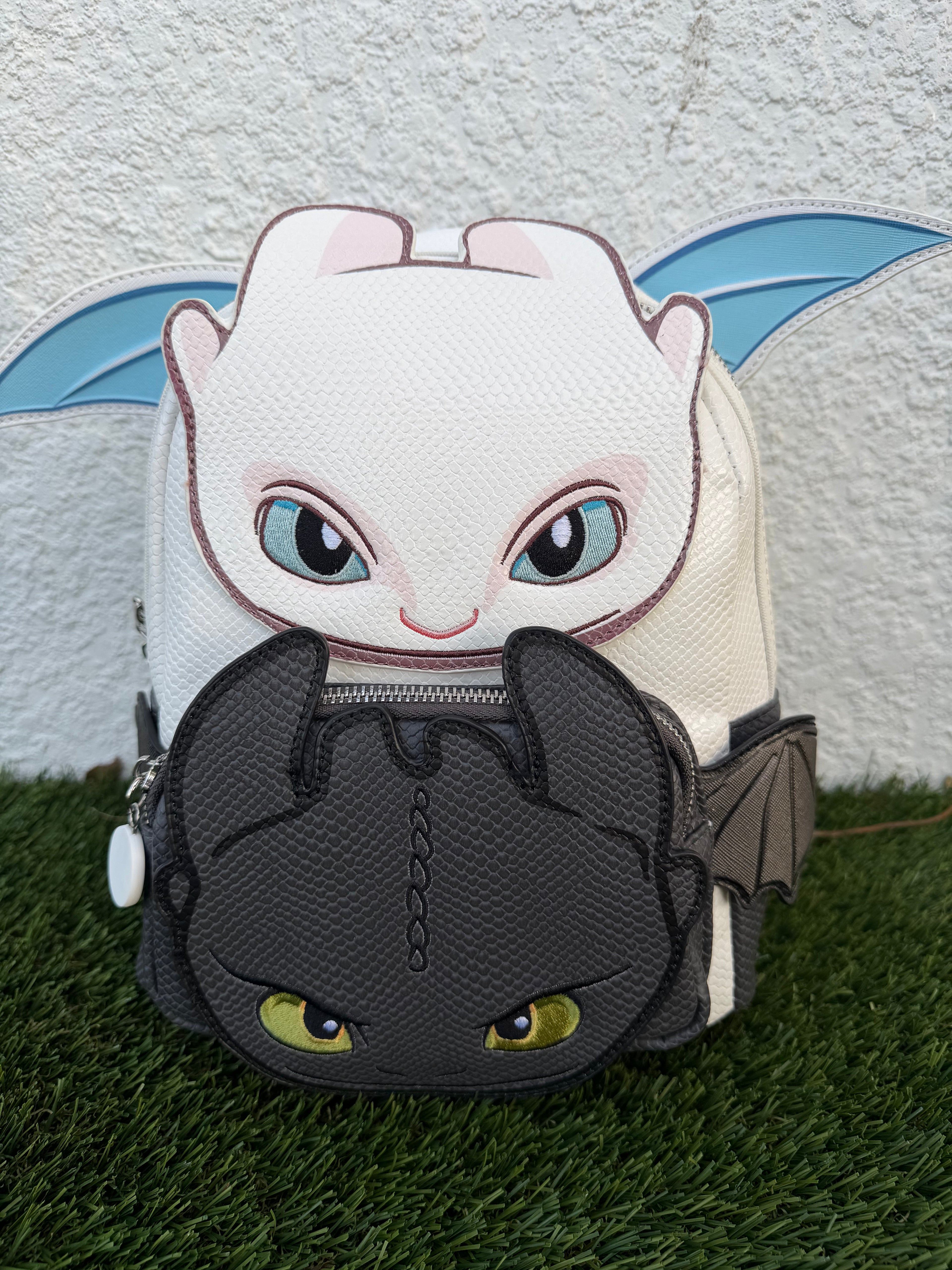 Loungefly Mini Backpack — Toothless & Light Fury | How to Train Your Dragon DreamWorks