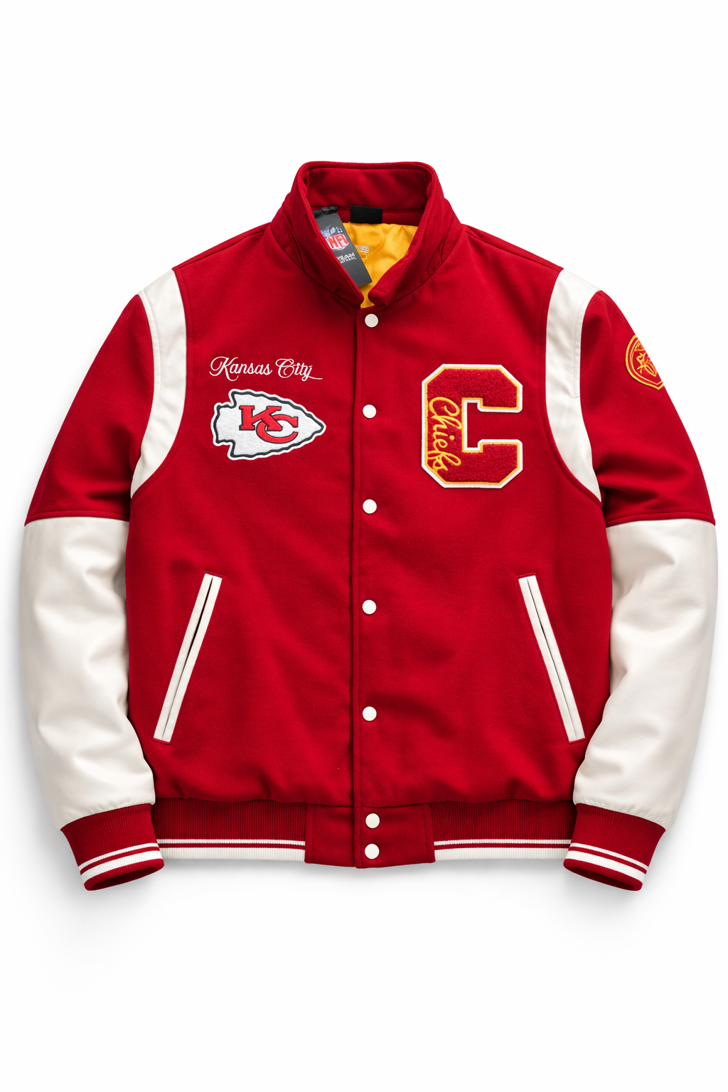 🏈 Kansas City Chiefs Varsity Jacket – Premium NFL Style