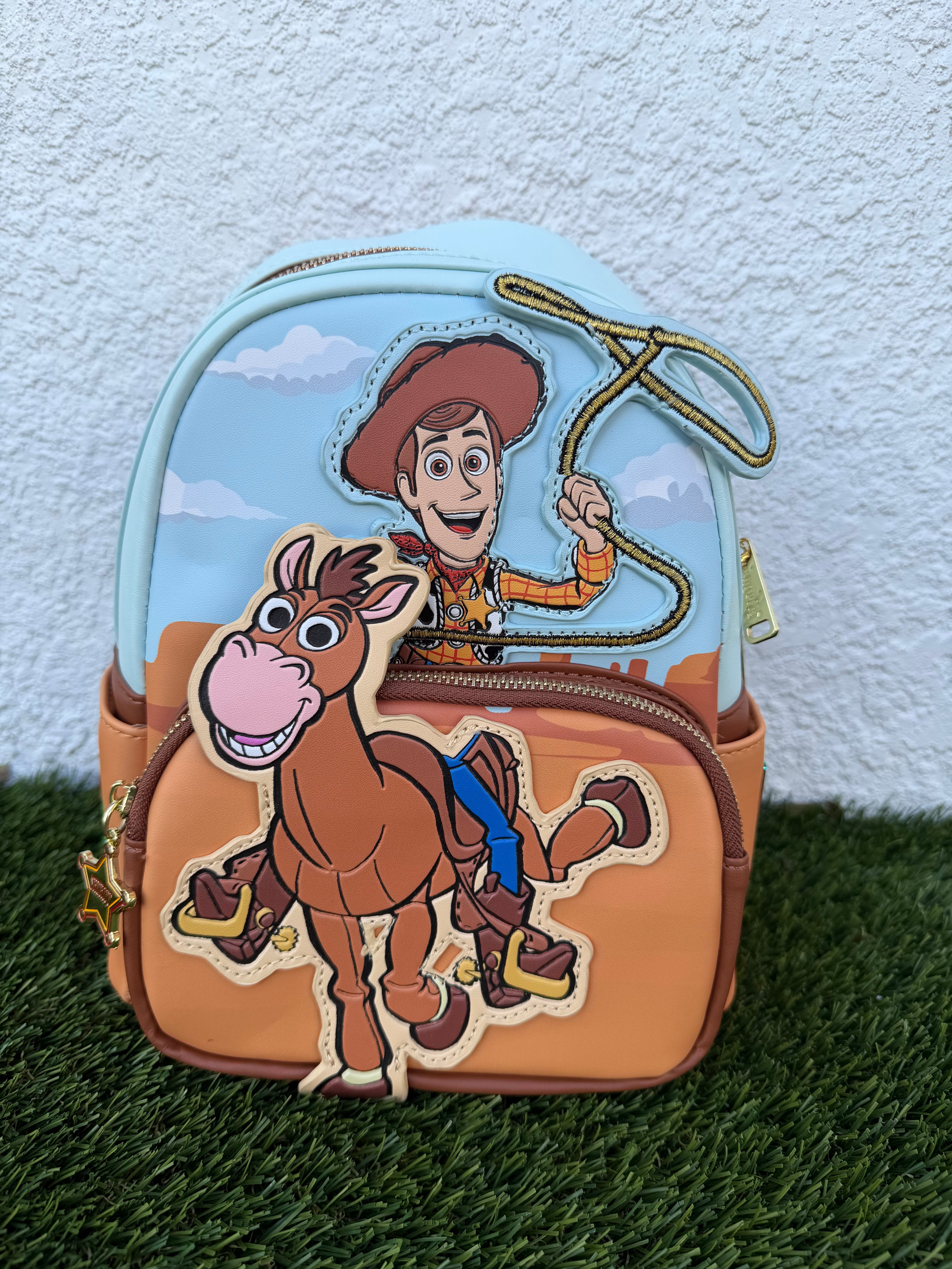 Loungefly Mini Backpack — Woody & Bullseye | Toy Story Disney